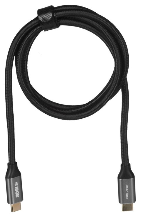 Kabel IBOX IKUMTC31G2 (USB typu C - USB typu C ; 1m; kolor czarny) Kabel IBOX IKUMTC31G2 (USB typu C - USB typu C ; 1m; kolor czarny)