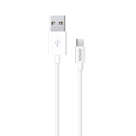 Kabel SAVIO CL-124 (Micro USB - USB 2.0 typu A ; 2m; kolor biały) Kabel SAVIO CL-124 (Micro USB - USB 2.0 typu A ; 2m; kolor biały)