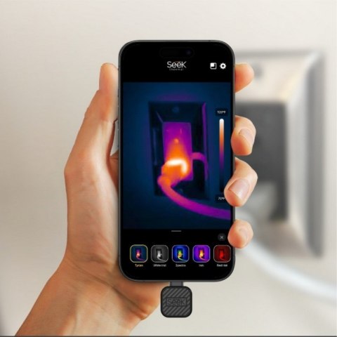 Kamera termowizyjna Seek Thermal Nano 300 LQ-ABAX dla Apple iOS Lightning 320x240, 25hz Kamera termowizyjna Seek Thermal Nano 300 LQ-ABAX dla Apple iOS Lightning 320x240, 25hz