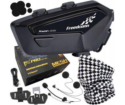 Interkom motocyklowy FreenConn FX Pro V2 EU MESH Interkom motocyklowy FreenConn FX Pro V2 EU MESH