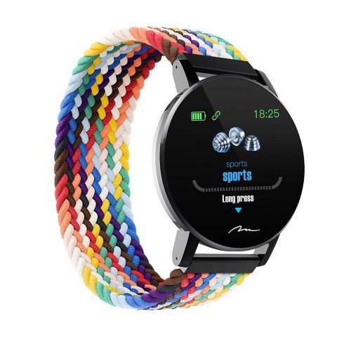 MEDIA-TECH SMARTBAND THAITI, MONITORING CIŚNIENIA KRWI, PULSU ORAZ INNYCH PARAMETRÓW, DWA PASKI NYLONOWE W ZESTAWIE MT871 MEDIA-TECH SMARTBAND THAITI, MONITORING CIŚNIENIA KRWI, PULSU ORAZ INNYCH PARAMETRÓW, DWA PASKI NYLONOWE W ZESTAWIE MT871