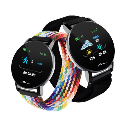 MEDIA-TECH SMARTBAND THAITI, MONITORING CIŚNIENIA KRWI, PULSU ORAZ INNYCH PARAMETRÓW, DWA PASKI NYLONOWE W ZESTAWIE MT871 MEDIA-TECH SMARTBAND THAITI, MONITORING CIŚNIENIA KRWI, PULSU ORAZ INNYCH PARAMETRÓW, DWA PASKI NYLONOWE W ZESTAWIE MT871
