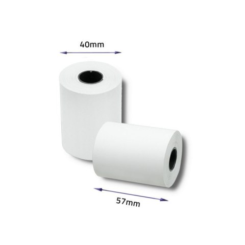 QOLTEC ROLKA TERMICZNA 57X16 | 55G/M2 | 10SZT | BPA FREE QOLTEC ROLKA TERMICZNA 57X16 | 55G/M2 | 10SZT | BPA FREE