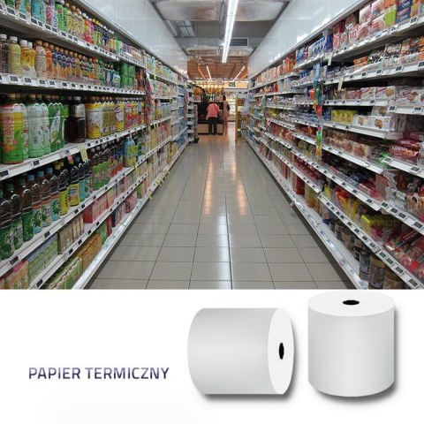 QOLTEC ROLKA TERMICZNA 80X80 | 55G/M2 | 10SZT. | BPA FREE QOLTEC ROLKA TERMICZNA 80X80 | 55G/M2 | 10SZT. | BPA FREE