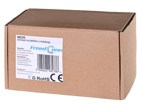 Uchwyt na telefon i ładowarka indukcyjna FreedConn MC29 15W + USB Uchwyt na telefon i ładowarka indukcyjna FreedConn MC29 15W + USB