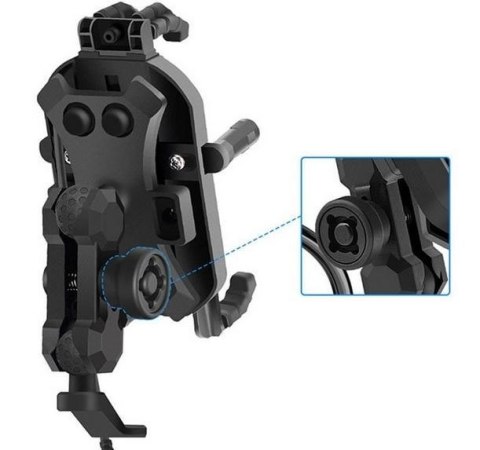 Uchwyt na telefon i ładowarka indukcyjna FreedConn MC29 15W + USB Uchwyt na telefon i ładowarka indukcyjna FreedConn MC29 15W + USB