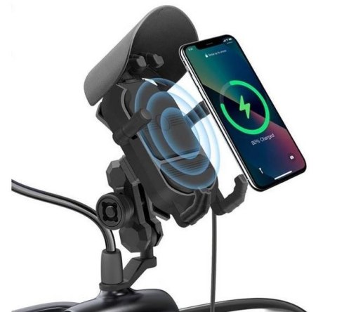 Uchwyt na telefon i ładowarka indukcyjna FreedConn MC29 15W + USB Uchwyt na telefon i ładowarka indukcyjna FreedConn MC29 15W + USB