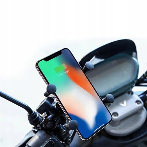 Uchwyt na telefon i ładowarka indukcyjna FreedConn MC7W + BM2R mocowanie do główki ramy Uchwyt na telefon i ładowarka indukcyjna FreedConn MC7W + BM2R mocowanie do główki ramy