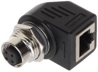 PRZEJŚCIE KĄTOWE M12D-G/RJ45-G