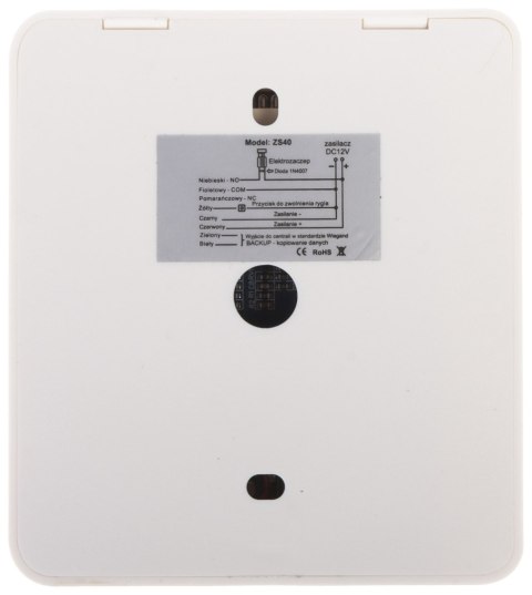 ZAMEK SZYFROWY ZS40W VIDOS ZAMEK SZYFROWY ZS40W VIDOS