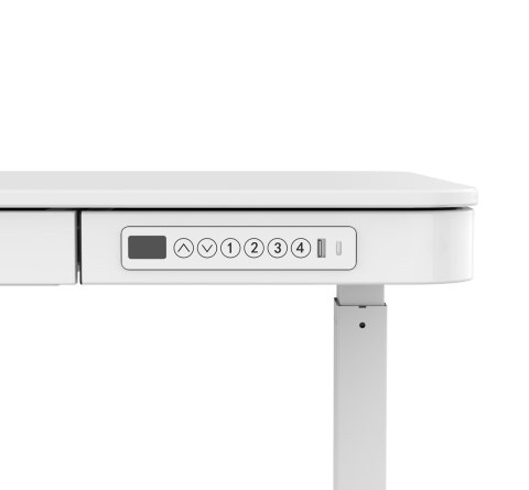Zestaw Biurko TUCKANO białe + Fotel ergonomiczny GEMBIRD czarny Zestaw Biurko TUCKANO białe + Fotel ergonomiczny GEMBIRD czarny