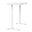 Zestaw Biurko TUCKANO białe + Fotel ergonomiczny GEMBIRD czarny
