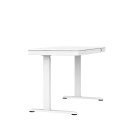 Zestaw Biurko TUCKANO białe + Fotel ergonomiczny GEMBIRD czarny