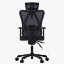 Zestaw Biurko TUCKANO białe + Fotel ergonomiczny GEMBIRD czarny