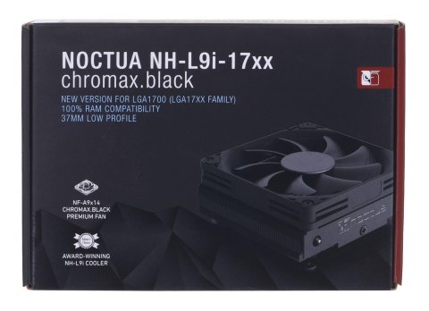 Chłodzenie CPU NOCTUA NH-L9i-17xx Chromax Black Chłodzenie CPU NOCTUA NH-L9i-17xx Chromax Black