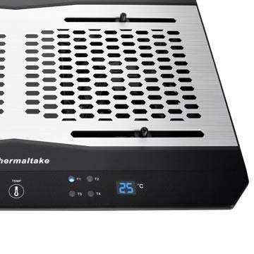 Podkładka chłodząca pod laptop Thermaltake Massive TM CL-N002-PL12BL-A (17.x cala; 2 wentylatory; HUB) Podkładka chłodząca pod laptop Thermaltake Massive TM CL-N002-PL12BL-A (17.x cala; 2 wentylatory; HUB)