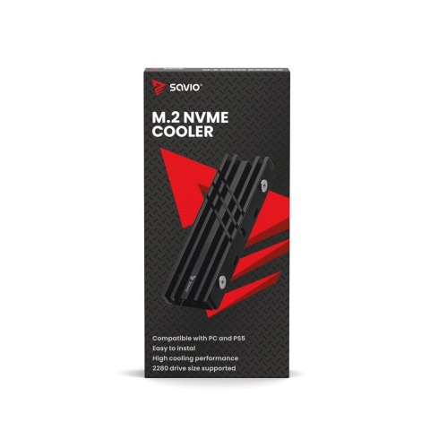 SAVIO CHŁODZENIE DO DYSKÓW M.2 NVME 2280 COOLER AK-60 SAVIO CHŁODZENIE DO DYSKÓW M.2 NVME 2280 COOLER AK-60