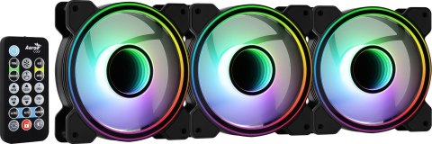 Wentylator + Hub AEROCOOL PGS MIRAGE 12 ARGB PRO (3x120) Wentylator + Hub AEROCOOL PGS MIRAGE 12 ARGB PRO (3x120)