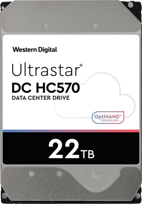 Dysk serwerowy HDD Western Digital Ultrastar DC HC570 WUH722222ALE6L4 (22 TB; 3.5"; SATA) Dysk serwerowy HDD Western Digital Ultrastar DC HC570 WUH722222ALE6L4 (22 TB; 3.5"; SATA)
