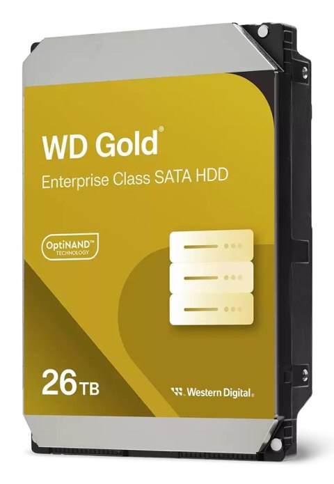Dysk serwerowy HDD WD Gold DC HA750 WD261KRYZ (26 TB; 3.5"; SATA) Dysk serwerowy HDD WD Gold DC HA750 WD261KRYZ (26 TB; 3.5"; SATA)