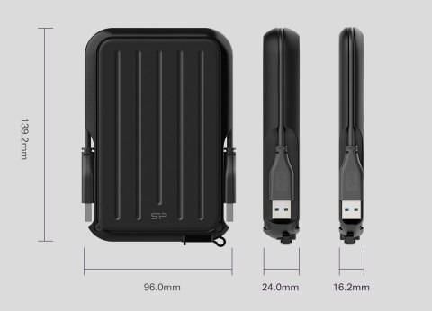 Dysk zewnętrzny HDD Silicon Power Armor A66 (4TB; 2,5"; USB 3.2; Blue; SP040TBPHD66LS3B) Dysk zewnętrzny HDD Silicon Power Armor A66 (4TB; 2,5"; USB 3.2; Blue; SP040TBPHD66LS3B)