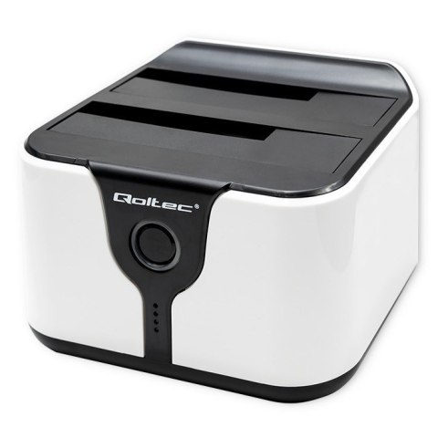 QOLTEC STACJA DOKUJĄCA DO DYSKÓW HDD SSD 2.5" 3.5" | SATA III | USB 3.0 | SUPER SPEED 5GB/S | Z FUNKCJĄ KLONOWANIA OFFLINE QOLTEC STACJA DOKUJĄCA DO DYSKÓW HDD SSD 2.5" 3.5" | SATA III | USB 3.0 | SUPER SPEED 5GB/S | Z FUNKCJĄ KLONOWANIA OFFLINE
