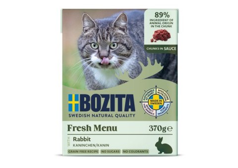 BOZITA Mięsne kawałki z królikiem w sosie 370g BOZITA Mięsne kawałki z królikiem w sosie 370g