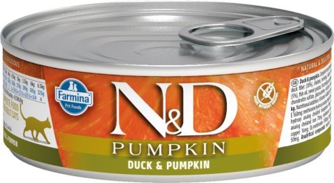 FARMINA N&D Pumpkin Duck & Pumpkin - mokra karma dla kota - 70 g FARMINA N&D Pumpkin Duck & Pumpkin - mokra karma dla kota - 70 g