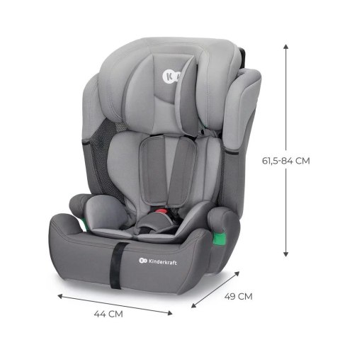 Kinderkraft fotelik COMFORT UP i-Size 9-36kg Szary Kinderkraft fotelik COMFORT UP i-Size 9-36kg Szary