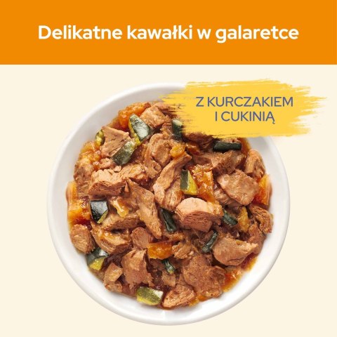 PURINA Cat Chow Kurczak, cukinia - mokra karma dla kota - 10x85 g PURINA Cat Chow Kurczak, cukinia - mokra karma dla kota - 10x85 g