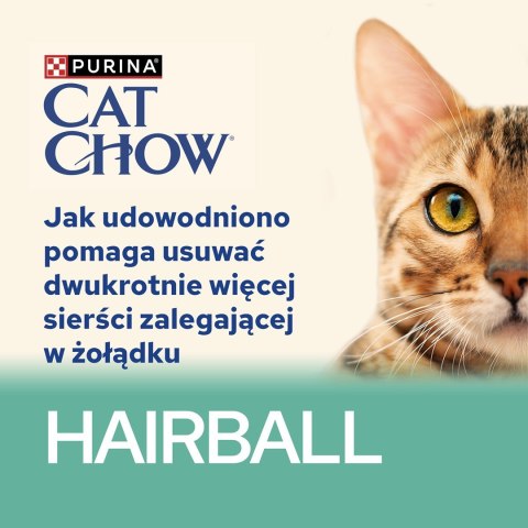 Purina Cat Chow Hairball z kurczakiem i zieloną fasolką w sosie - mokra karma dla kota - 85 g Purina Cat Chow Hairball z kurczakiem i zieloną fasolką w sosie - mokra karma dla kota - 85 g