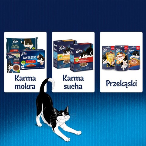Purina Felix Fantastic Junior Kurczak - mokra karma dla kota - 85 g Purina Felix Fantastic Junior Kurczak - mokra karma dla kota - 85 g