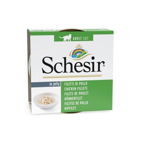 SCHESIR dla kotów Adult w Galarecie Fileciki z Kurczaka 85g SCHESIR dla kotów Adult w Galarecie Fileciki z Kurczaka 85g