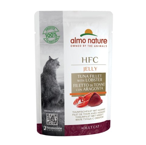 ALMO NATURE HFC Cuisine filet z tuńczyka z homarem - mokra karma dla kota - 55g ALMO NATURE HFC Cuisine filet z tuńczyka z homarem - mokra karma dla kota - 55g