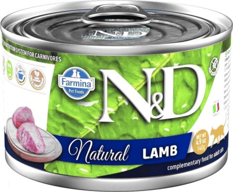 FARMINA N&D Cat Natural Jagnięcina - mokra karma dla kota - 140 g FARMINA N&D Cat Natural Jagnięcina - mokra karma dla kota - 140 g