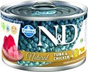 FARMINA N&D Cat Natural Tuńczyk&Kurczak- mokra karma dla kota - 140 g