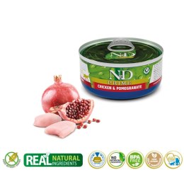 FARMINA N&D Prime Chicken & Pomegranate Adult - mokra karma dla kota - 70 g