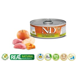 FARMINA N&D Pumpkin Boar, Pumpkin & Apple - mokra karma dla kota - 70 g