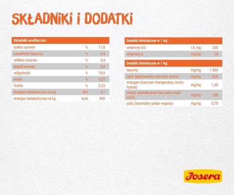 JOSERA Filet kurczak - mokra karma dla kota - 70 g JOSERA Filet kurczak - mokra karma dla kota - 70 g