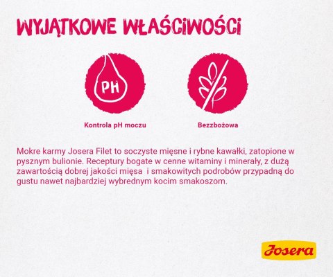 JOSERA Filet kurczak z wołowiną - mokra karma dla kota - 70 g JOSERA Filet kurczak z wołowiną - mokra karma dla kota - 70 g