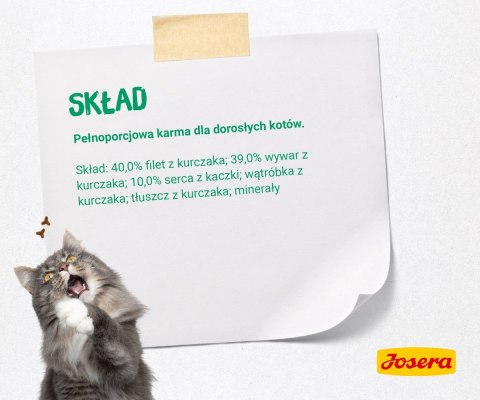 Josera Filet kurczak z kaczką - saszetka 85g Josera Filet kurczak z kaczką - saszetka 85g