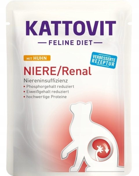 KATTOVIT FELINE Zestaw na nerki 12x 85g dla kota KATTOVIT FELINE Zestaw na nerki 12x 85g dla kota
