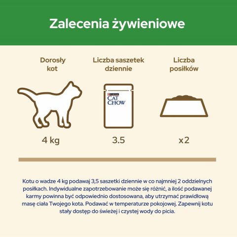 Purina Cat Chow Sterilised z kurczakiem i bakłażanem w sosie - mokra karma dla kota - 85 g Purina Cat Chow Sterilised z kurczakiem i bakłażanem w sosie - mokra karma dla kota - 85 g