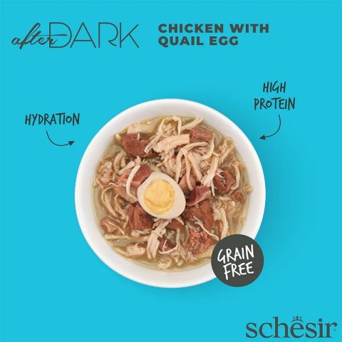 SCHESIR AFTER DARK FILLETS Kurczak z QUAIL EGG 80g SCHESIR AFTER DARK FILLETS Kurczak z QUAIL EGG 80g