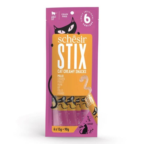 SCHESIR STIX TREATS Kurczak 6x15g SCHESIR STIX TREATS Kurczak 6x15g