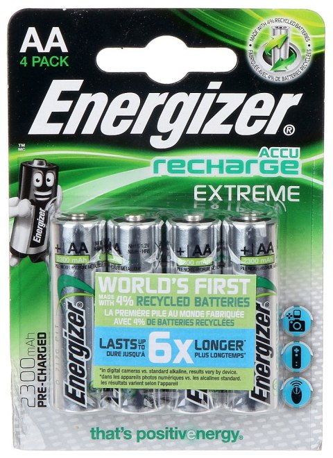 AKUMULATOR AKU-AA-2300/E*P4 1.2 V Ni-MH HR6 AA ENERGIZER AKUMULATOR AKU-AA-2300/E*P4 1.2 V Ni-MH HR6 AA ENERGIZER