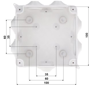 PUSZKA ODGAŁĘŹNA Z DŁAWNICAMI PK-100X100