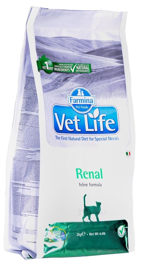 FARMINA Vet Life Renal Feline - sucha karma dla kota - 2kg FARMINA Vet Life Renal Feline - sucha karma dla kota - 2kg