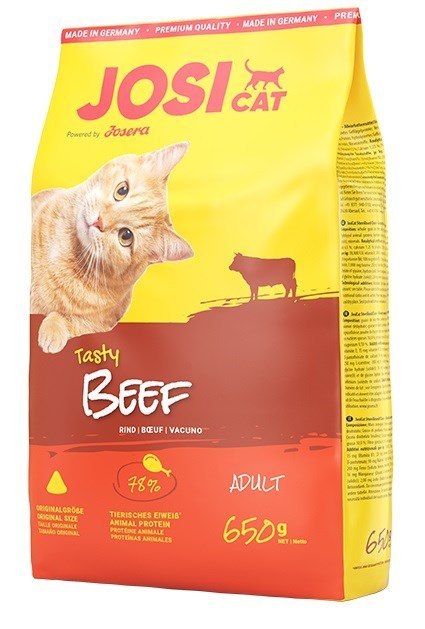 JOSERA JosiCat Tasty Beef - sucha karma dla kota - 650 g JOSERA JosiCat Tasty Beef - sucha karma dla kota - 650 g