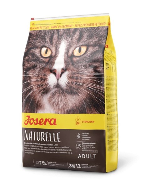 Josera Cat NATURELLE Adult Sterilised Pstrąg - karma dla kotów sterylizowanych - 10kg Josera Cat NATURELLE Adult Sterilised Pstrąg - karma dla kotów sterylizowanych - 10kg